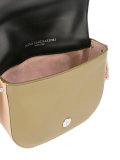 keyhole lock shoulder bag