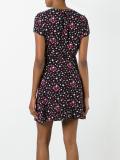 star print shift dress