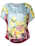 floral print blouse
