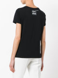 embroidered face T-shirt