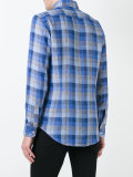 checked button-down shirt