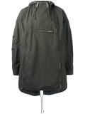 checked parka