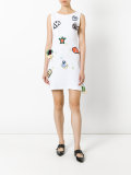patches mini tank dress