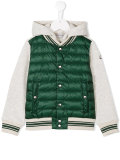 panelled padded jacket 