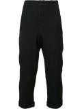 tapered cropped trousers