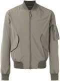 flap pocket bomber jacket 