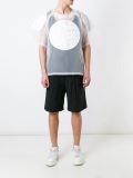 front circle sheer T-shirt