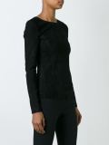 suede zipped top