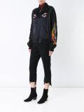 high low hem cropped trousers