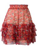 star print skirt