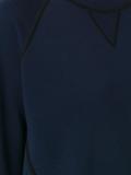 contrast detail sweatshirt