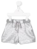 metallic sheen shorts