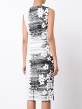 side floral shift dress