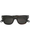 tortoiseshell square frame sunglasses