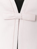 cropped bow jacket