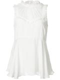 pleated bib top