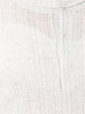 罗纹半透明针织罩衫