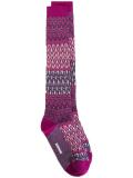geometric pattern socks