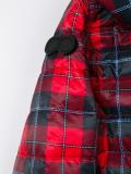 tartan padded jacket
