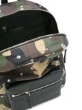 skull and camouflage backpack