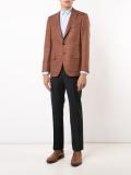 classic checked blazer