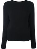 ribbed cuffs pullover