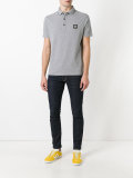 logo patch polo shirt