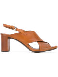crossover slingback sandals