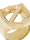 chunky crest ring