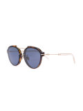 'Eclat' round frame sunglasses