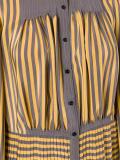 stripes pleated shirt 