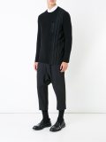 pinstriped detail jumper