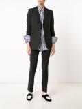 slim-fit tailored trousers