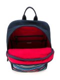 striped backpack