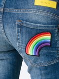 'Rainbow'紧身牛仔裤