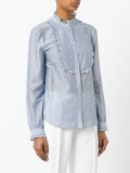 striped bib shirt 