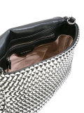 contrast texture shoulder bag 