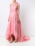 one shoulder gown 