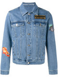 embroidered patch denim jacket