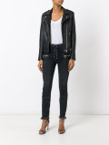skinny drawstring jeans 