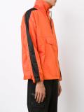 zipped collar jacket