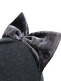 'Velvet Bow'套头帽