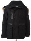 Ski fur trim parka