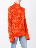 floral pattern jumper