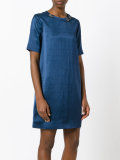 embellished neck shift dress