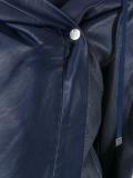 hooded biker jacket 