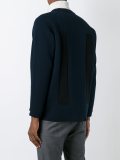 collarless zip jacket