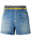 embellished back shorts