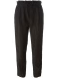 drawstring casual trousers