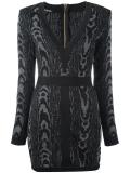 leopard pattern mini dress 